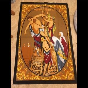 Jesus off the cross cloth tapestry